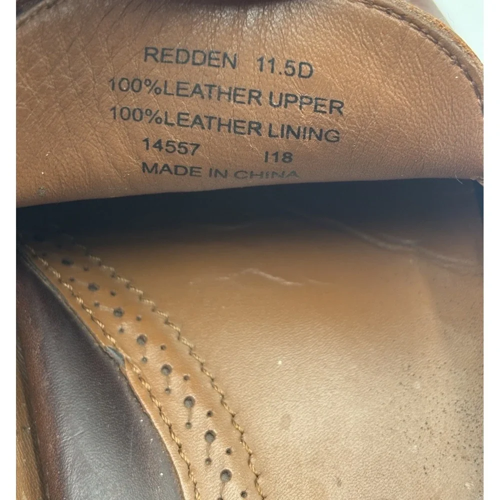 Polo Ralph Lauren Redden Brown Leather Driving Loafers Moc Toe Men's 11.5D
